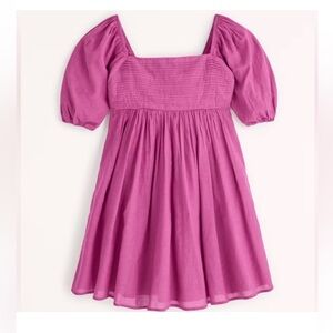 Emerson Poplin Puff Sleeve Mini Dress